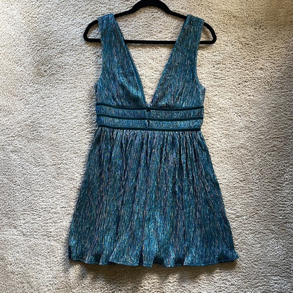 Lulus Blue Mini Dress - Picture 1 of 5